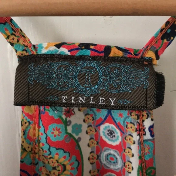 Tinley boho print racerback tank top - Picture 8 of 9